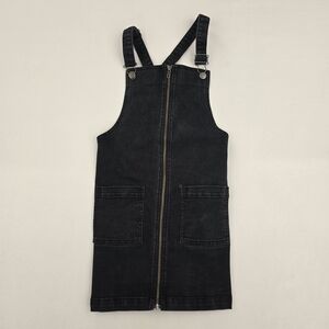 art class Black Denim Overall Dress